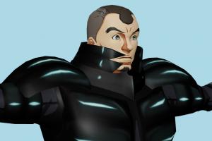 Yukinori Shinohara Tokyo-Ghoul, male, man, people, human, xna, characters, rigged
